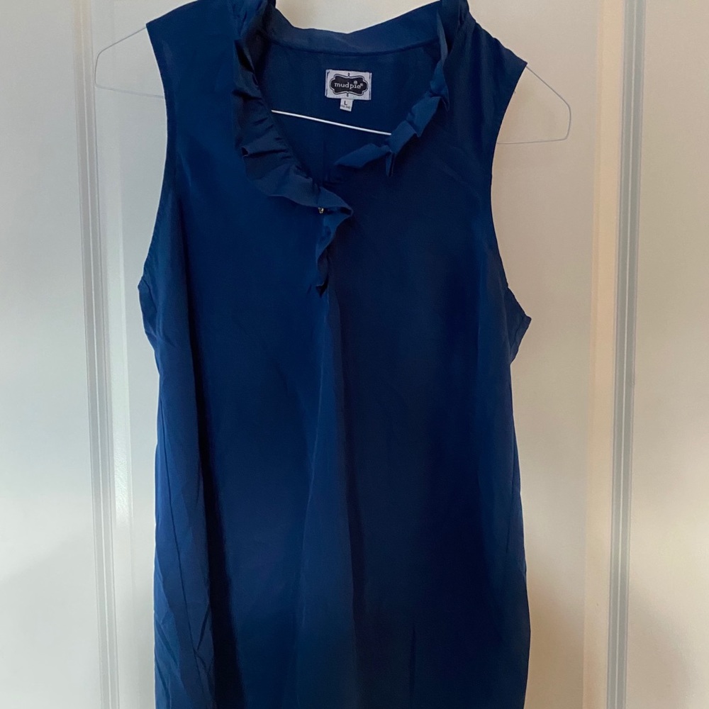 Navy Sleeveless Top (Elsa Replica Top)